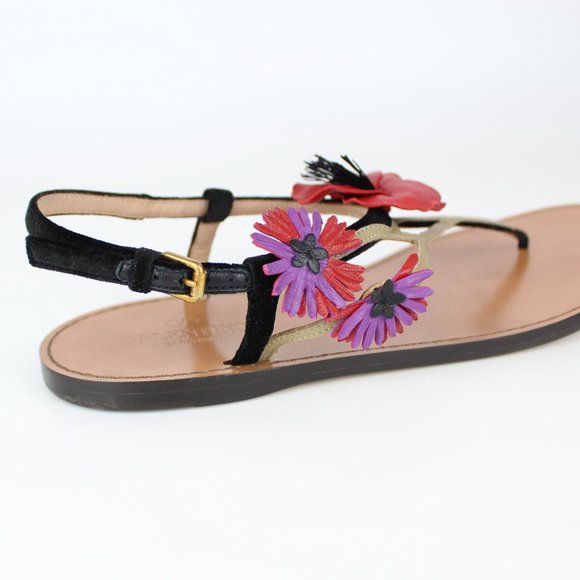 NEW VALENTINO GARAVANI Floral Sandals - Picture 7 of 14